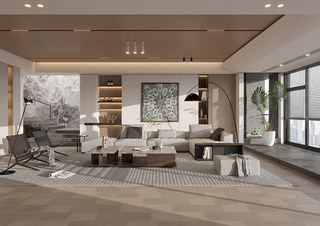 室内精细渲染 效果图参考