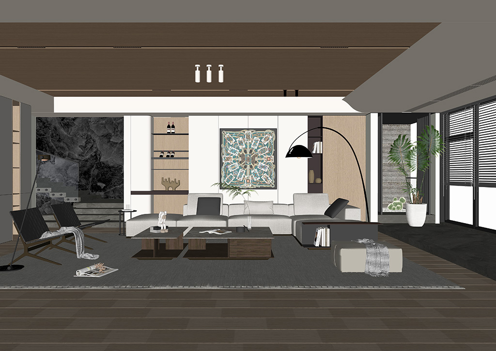 室内精细渲染 控制图参考